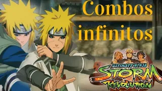 Como fazer os combos infinitos Com Minato/Minato Edo! | Naruto Storm Revolution