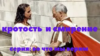 Проповедь "Кротость и смирение". Серия "Во что мы верим". 21.06.20г.