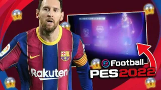 СЛИЛИ МЕНЮ ДЕМО ВЕРСИИ PES 2022? / Фейк или не фейк?