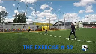 Goalkeeping exercises # 52. Main part. Force. + Speed. Short distance shot / Long distance shot