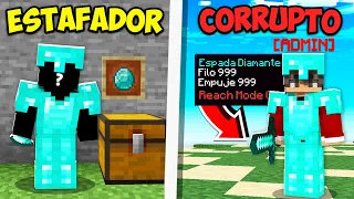 ME PASÉ por ESTAFADOR para INVESTIGAR al ADMIN CORRUPTO en MINECRAFT