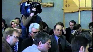 Аппаратное совещание  мэрии г.Тольятти в 1998 г.