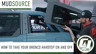 How To Remove & Reinstall 21+ Ford Bronco Hardtop