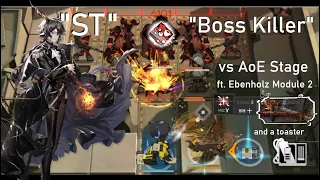 [Arknights] Ebenholz New Module Stage 3 AoE Test (MSC-Y)