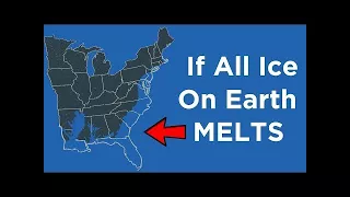 What the Earth would look like if all the ice melted