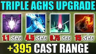 Triple Aghanim's Upgrade [Low Cooldown Ability Spam] Dota 2 Ability Draft