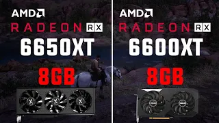 RX 6650 XT vs RX 6600 XT Test in 7 Games