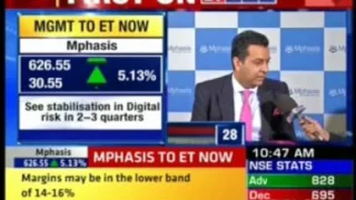 Mphasis Q1 FY 2018 Results - ET Now Earnings With ET Now 27 July 2017