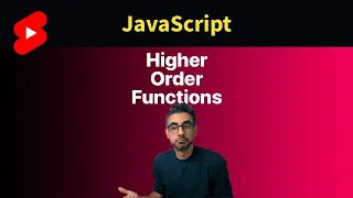 JavaScript Higher Order Functions in 1 Minute #shorts