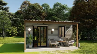 Charming Small House Design 5 x 5 Meters ( 25 Sqm ) and Floor plan