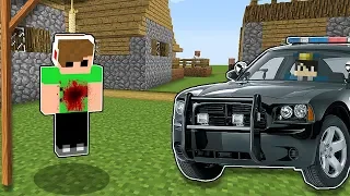 A RENDŐRÖK EGY GYILKOST TALÁLTAK A FALUBAN A MINECRAFT-BAN! *999% VÉRES*