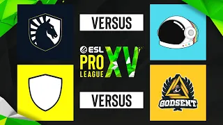 ESL PRO LEAGUE - S15 - [GRUPA C] - Team Liquid vs Party Ast. & Players vs GODSENT - TV Arena Esport