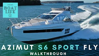 Azimut S6 Sport Fly - Detailed Yacht Tour & Review with Dan Jones