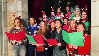 New video the cast supernatural singing a lovely Christmas carol