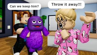 BABY GRIMACE (ALL GRIMACE SHAKE EPISODES) 🍆 Roblox Brookhaven RP - Funny Moments