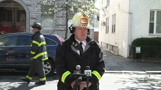 FDNY officials provide an update on 4-alarm fire in Brooklyn