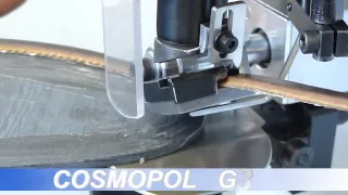 COSMOPOL G3003 - APPLICAGUARDOLO AUTOMATICA - AUTOMATIC ELECTRONIC WELT APPLYING MACHINE