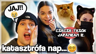 KATASZTRÓFA NAP JAPÁNBAN 😭✨nem így terveztük, Tokyo✨ | Csecse Tesók Japánban 8.