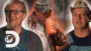 Tim Loses $1000 Bet To Digger Over Who Makes The Best Moonshine | Moonshiners: Master Distiller