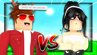 I Secretly CHEATED In A 1v1 AGAINST My EX GIRLFRIEND... (Roblox Bedwars)