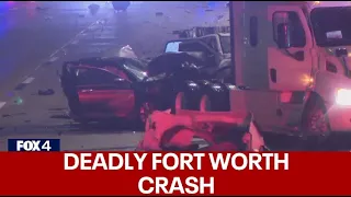 3 killed, 3 hurt in crash on I-35 in Fort Worth