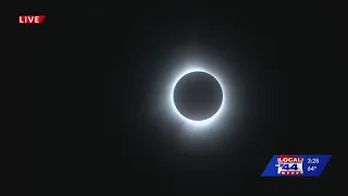 Watch the duration of totality in Vermont