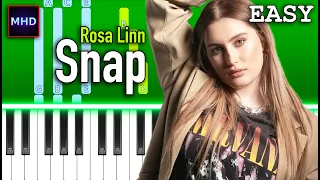 Rosa Linn - Snap - Piano Tutorial [EASY]