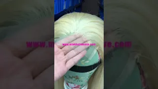 Custom 613 Blonde 4x4 Closure Wig & 13x4 Frontal Wig 180% 200% Density