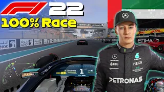 F1 22 - Let's Make Russell World Champion #22: 100% Race Abu Dhabi