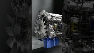 D17 - 17.3 litre, 780 hp, 3800 Nm - strongest engine in the industry - animation. Volvo FH16 Aero