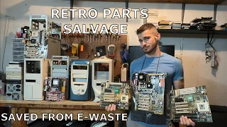 Salvaging parts from retro systems - Saved from e-Waste!