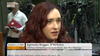 Sondersitzung des Verteidigungsausschusses: Interview mit Agnieszka Brugger am 10.05.2017
