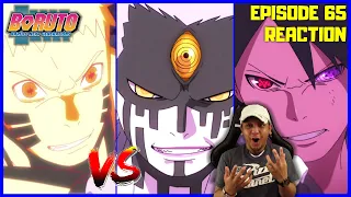 🆚 NARUTO & SASUKE VS MOMOSHIKI OTSUTSUKI 🆚 | Boruto Episode 65 - Father and Child | Reaction