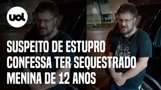 Suspeito de estuprar menina de 12 anos no DF confessa sequestro; veja vídeo