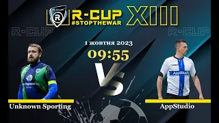 Unknown Sporting 3-3 AppStudio R-CUP XIII #STOPTHEWAR (Регулярний футбольний турнір в м. Києві)