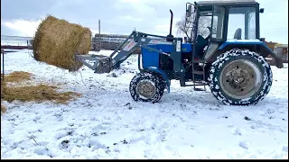 Нежданная зима / Ставим Сено / Рабочий день