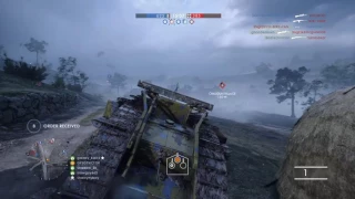 Battlefield™ 1 Soisson Conquest tank hunter landship gameplay