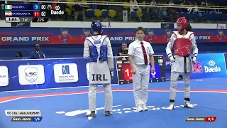 226 Quarterfinals MEN M  58KG IRL WOOLLEY J  IRI HAJIMOUSAEI M