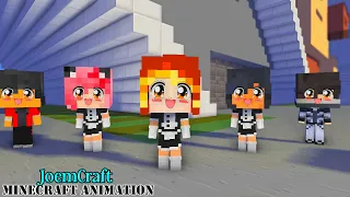 SEXY MAID FRIENDS | CHICKEN WINGS MEME | DARLING OHAYO DANCE | DUNDUN DANCE - Minecraft Animation