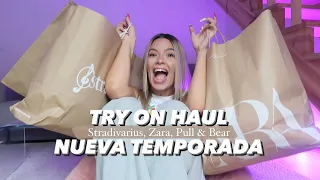 TRY ON HAUL - ROPA de NUEVA temporada | Stradivarius, Zara, Pull and Bear 🌈🌸