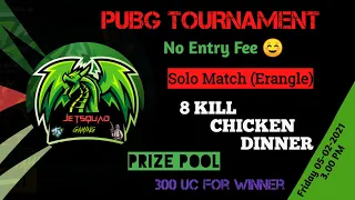 PUBG Mobile Tournament 2021...Free 300 UC givway tournament, Participate NOW Free!!