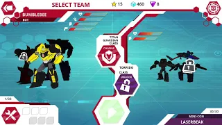 Transformers robots in disguise iPhone gameplay all mini cons and all bots