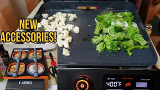 I FINALLY GOT THE E-SERIES TOOLS FOR MY BLACKSTONE E-SERIES INDOOR ELECTRIC GRIDDLE