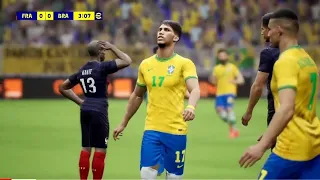 eFootball 2022⚽️Brazil VS France | Dramatic Gameplay | Update Version 0.9.1