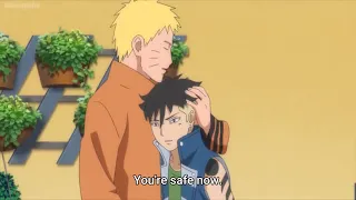 Naruto Hug kawaki - Boruto Episode 195 English Sub