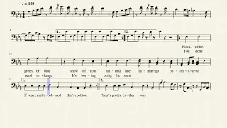 Flamingo | Kero Kero Bonito - Baritone/Trombone Transcription Sheet Music || arr. Noah Faulkner