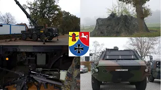 Bundeswehr Übung einer Instandsetzungskompanie in Neerstedt 4./Logistikbataillon 161 Geest Werkstatt