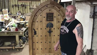 How To Make A CASTLE Door - Oak Wood - Ireland