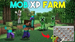 BEST MOB XP FARM TUTORIAL IN MINECRAFT 1.19 (BEDROCK/MCPE/X BOX/PS4/CONSOLE/NINTENDO SWITCH)