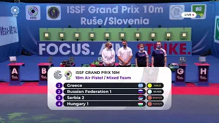 Final 10m Air Pistol Mixed Team - ISSF GP 10m, Ruse, Slovenia (15.01.2022)